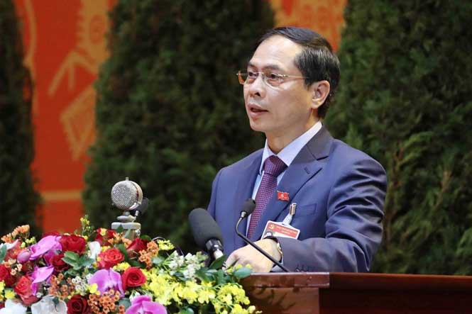 Tham luận của đồng chí Bùi Thanh Sơn, Ủy viên Trung ương Đảng, Thứ trưởng thường trực Bộ Ngoại giao tại Đại hội XIII