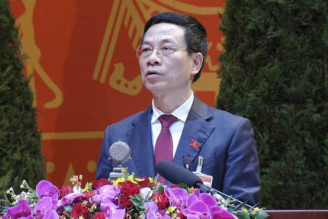 Tham luận của đồng chí Nguyễn Mạnh Hùng, Ủy viên Trung ương Đảng, Bộ trưởng Bộ Thông tin và Truyền thông tại Đại hội XIII