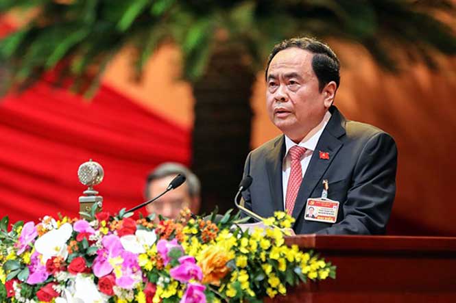 Tham luận của Đồng chí Trần Thanh Mẫn, Bí thư Trung ương Đảng,  Chủ tịch Ủy ban Trung ương Mặt trận Tổ quốc Việt Nam tại Đại hội XIII